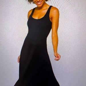 Lexi Aline Ribbed Midi Dress by Marine Layer